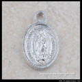 Guadalupe Silver plated Zinc alloy Catholic Medal
